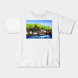 Heidelberg old town Kids T-Shirt